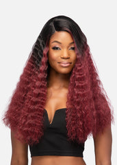 GINIA - 23″ LOOSE CRIMP CURL WITH SIDE INVISIBLE SIDE PART (RIGHT)