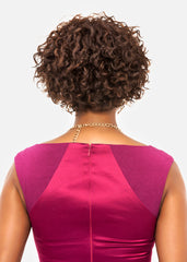 HH-WHITNEY-V - 8" Short Layered Spiral & Loose Curl Combo Style w/ Curly Bang