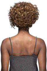 MEGAN-V - 10" Angled Spiral Curl w/ Long Sides & Natural Front Side Baby Hair