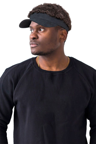 [Visor Plus for Men] VP-Isaac - Short Natural Wave Style with Sun Visor - BUY ONE GET ONE FREE